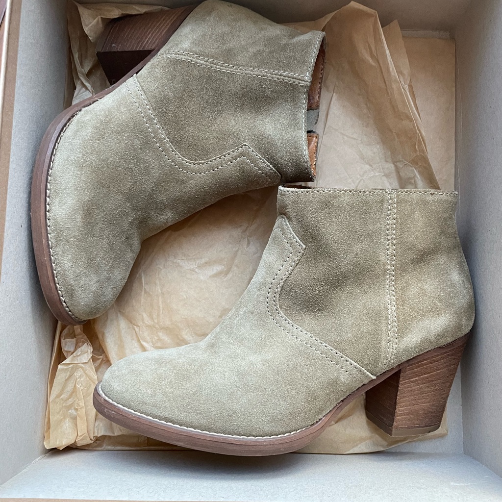 Madewell The Suede Zipcode Boot